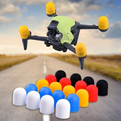 1 Set Practical Protector Dustproof Mini Dustproof Anti-scratch Convenient Silicone Drone Motor Cap Cover