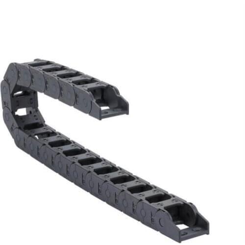 1m Transmission Chains Semi-enclosed 35*75 Plastic Towline Nylon Cable Drag Chain Wire Carrier For Cnc Route