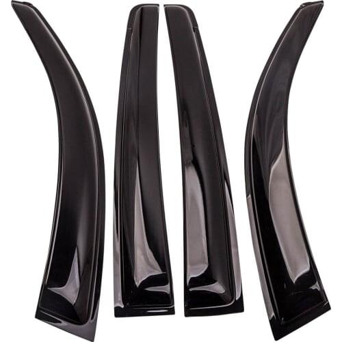 4pcs Weathershield Window Visors Fit for Mitsubishi Triton ML MN Dual Cab 2006-2015