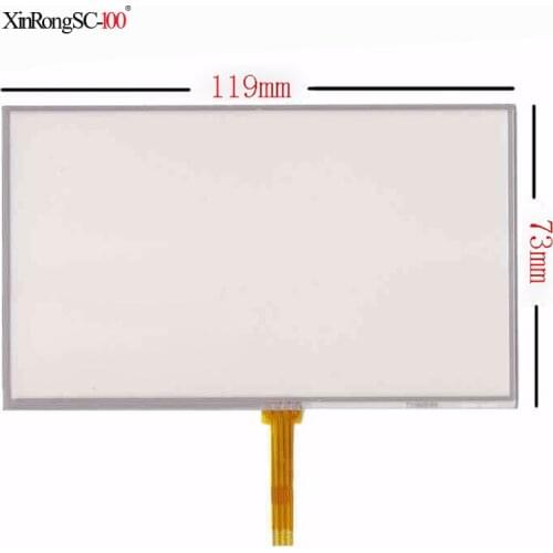5.0" 4Wire Resistive Touch Screen Panel Digitizer for Prology iMap-5100 iMap-555AG