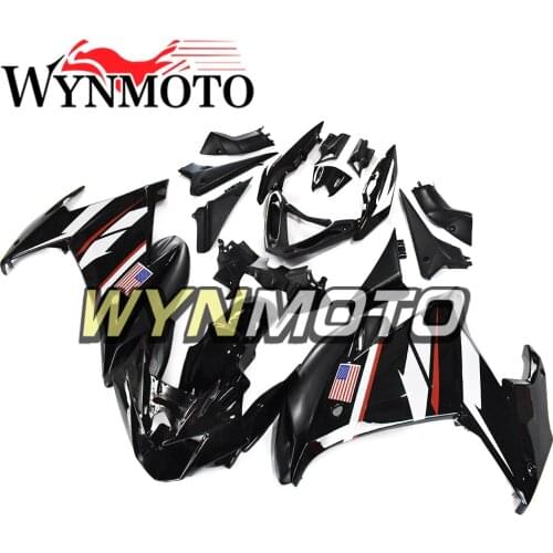 White Black Motorbike Fairings For Yamaha FZ6R 2009 2010 fz6r 09 10 ABS Injection Bodywork Kits