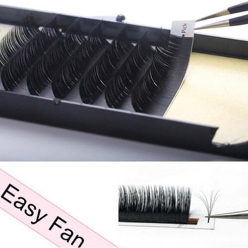 Blossom Easy Fan Eyelash Extension Individual Mink Automatic Flowering False Eyelashes Camellia Volume Fan Lashes