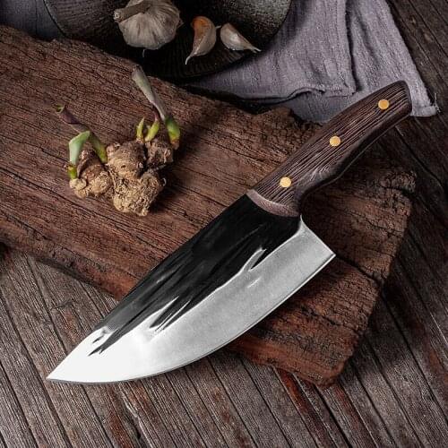 Household kitchen knife chopping double-purpose peeling and slicing knife forging butcher knife meat and bone picking knife