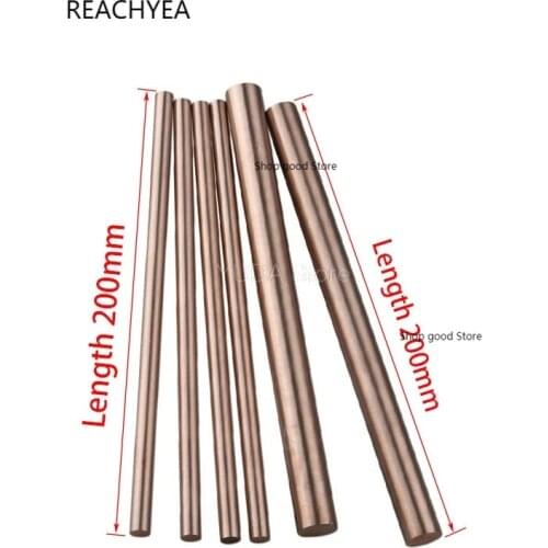 200mm W70Cu30 Tungsten Copper Rods Electrode Bar Put Electric Rod Alloy Electric Spark With electrical thermal conductivity