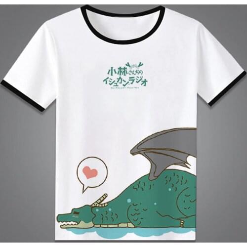 Kobayashi San Kobayashi-san Chi no Maid Dragon T-shirt Cosplay Men Women Tops Tees