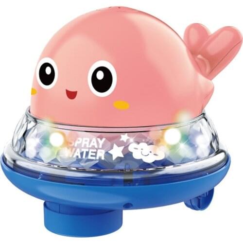 Bath Toy Water Toy Automatic Induction Sprinkler Whale Electric Floating Water Swimming Toy For Toddlers