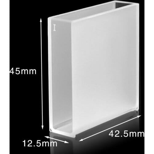 Infrared 40mm 4cm quartz colorimetric dish /JGS3/ high temperature and acid and alkali resistance/special for infrared oil meter