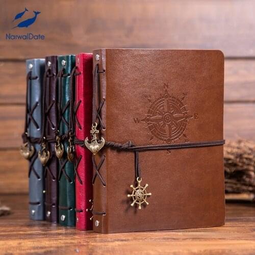 Leather DIY Photo Album Vintage Hand-paste Type 3/5/ 6 Inch Strap Style Baby Book Memories Creative Birthday Party Girls Gift