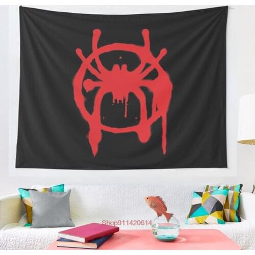Into the Spider Verse tapestry Wall Hanging Bedspread Wall Art Bedding Curtain Throw Sheet Furniture Comfort Sporting Events