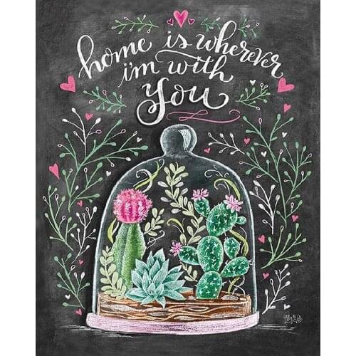 Full Square/round Diamond 5D DIY Diamond Painting Cactus in Bottle Embroidery Cross Stitch Rhinestone Mosaic Home Decor