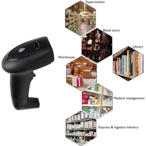 Handheld Scanner Barcode Scanner Support 1D Barcode Scanner USB 2.0 for Android Ios Window