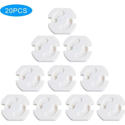 20pcs Child Safety Lock For Socket With Twist Mechanism Socket Fuse For Toddlers Child Socket Safety Lock