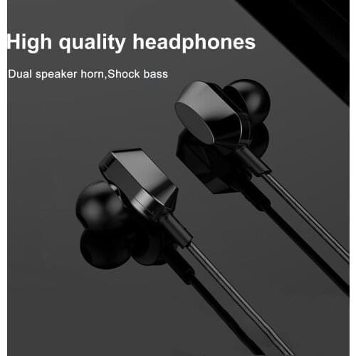 4 Speakers In-ear Driver Earphone Wired HIFI Stereo EarphoneSuper Bass Wired Headset Stereo Earphone for iPhone Android