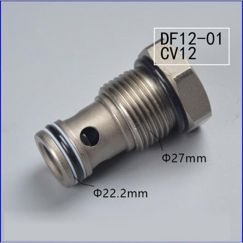 Threaded Check Valve CV12-01 / DF12-01 High Pressure Holding Hydraulic Valve