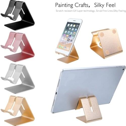 Universal Home Office Desktop Bracket Holder Stand Shockproof Metal Phone Desk Tablet Folding Desktop Stand Holders