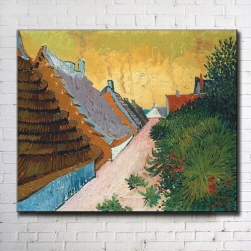Impression Van rural dirt room landscape canvas printings oil painting printed on canvas wall art decoration pictures no frame