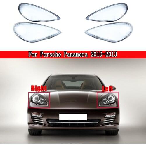 Headlight Lens Replacement Head Lamp Auto Shell Bright Lamp Shade Caps For Porsche Panamera 2010 2011 2012 2013 Headlamp Cover