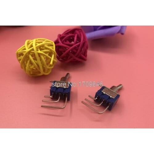 10pcs,Right Angle Solder SPDT ON/ON Panel PCB Toggle Switch