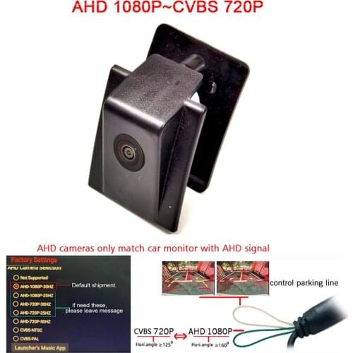 720P AHD front camera for Audi Q5 2012 2013 forward position view night vision
