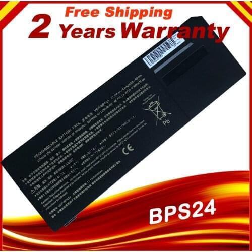 HSW 6Cells Laptop battery For SONY VGP-BPS24 PCG-4100 VAIO SVS S13 S13A S15 VPC-SA VPC-SB VPC-SD VPC-SE pcg-41214v 4400MAH fast