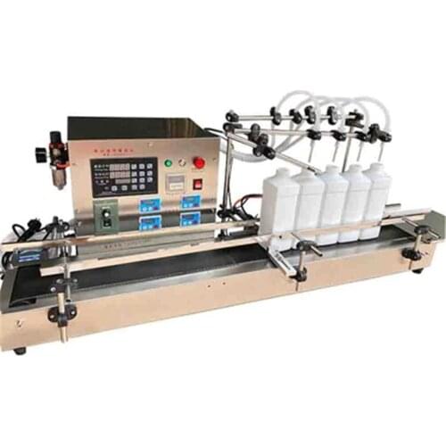 Automatic Small Dose Four Nozzles 10ml 100ml Bottles Pure Liquid Oil Perfume Filling Machine