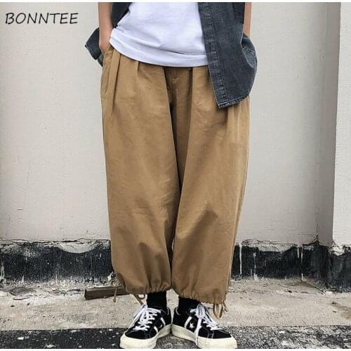 Casual Pants Women Simple All-match Harajuku Summer Thin Wide Leg Solid Fashion Minimalist Mujer Pantalones Korean Loose Quality