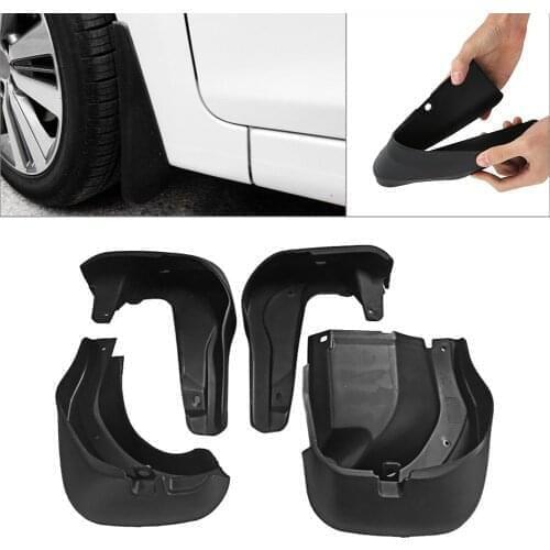 Car Black Splash Guards Mud Flaps Mudflaps Front Rear 4Pcs For Honda CRV CR-V Sport Utility 2012 2013 2014 2015 2016