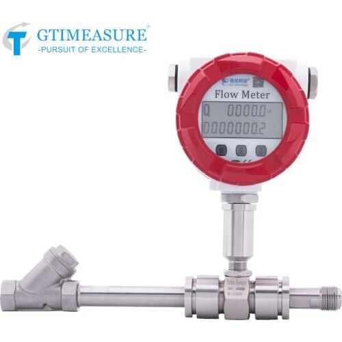 DN4 DN6 DN10 Digital Flow Meter Types Turbine Flowmeter for Methanol Diesel Gasoline Petrol Milk Water Alcohol 4-20mA