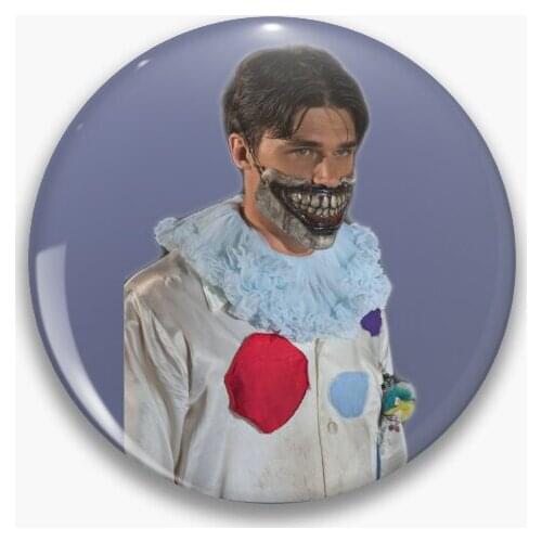 Dandy In Clown Costume Soft Button Pin Badge Metal Clothes Gift Collar Hat Lover Brooch Fashion Cute Creative Funny Women