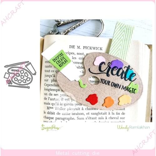 Drawing Board Metal Cutting Dies for DIY Scrapbooking Photo Album Decorative Embossing Paper Card Crafts Die 2021