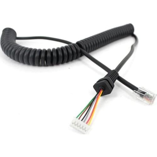Mic cable for Yaesu MH-48A6J FT-7800 FT-8800 FT-8900 FT-7100M FT-2800M FT-8900R Handheld Mic Extension Cable Cord