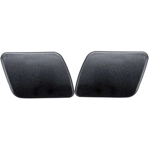 Left+Right Front Headlight Washer Sprayer Cover Cap L R Black Color for Golf 4 IV Mk4 1998-2006