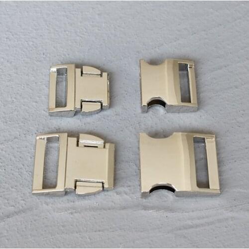 LOGO 20 Pcs 20/25mm LaLaser Engraving Side Release Curved Metal Buckle for Bag DIY Paracord Buckles For Bracelet LOGO-QCK