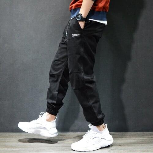 Fashion Streetwear Casual Leisure Jogger Pants Black Khaki Vintage Classical Cargo Pants Men Hip Hop Jeans Homme 2021 New