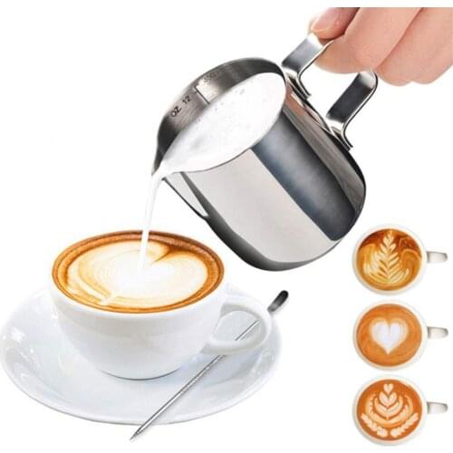 Stainless Steel Milk Jug Cup Frother Coffee Latte Art Espresso Cappuccino Maker Milk Foamer Pitcher 100/150/200ml