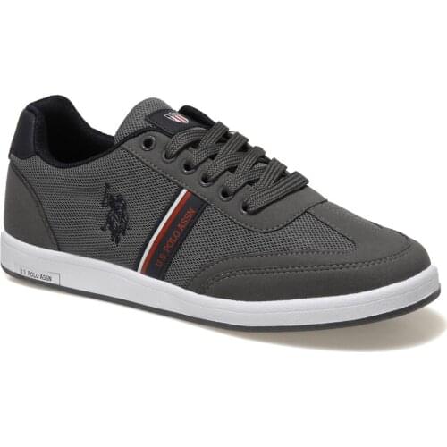 U.S. Polo Assn. KARES 1FX Grey Mens Casual Shoes Sneakers 100% Original Made in TURKEY