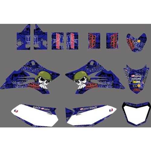 H2CNC Graphics & Background Decal Sticker Kits For Yamaha TTR50 2006 2007 2008 2009 2010 2011 2012 2013 TTR 50