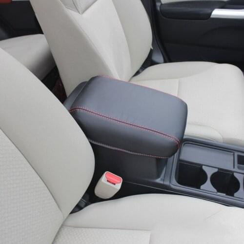Super fiber Leather Car Armrest Cover Pad Console Arm Rest Pad Accessories For 2012 13 14 15 16 Honda CRV CR-V