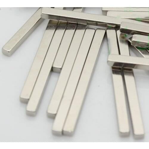 Neodymium Magnet 6pcs 40x2.5x3mm Super Strong Magnetic Block Rare Earth Permanent Magnet Rectangular Magnetic Materials