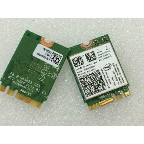 Original New Wireless Card Wifi +4.0 Bluetooth Intel Wireless-N 7260 7260NGW 300Mbps 802.11a/g/n Mini PCI-E 04W3809 for IBM T440