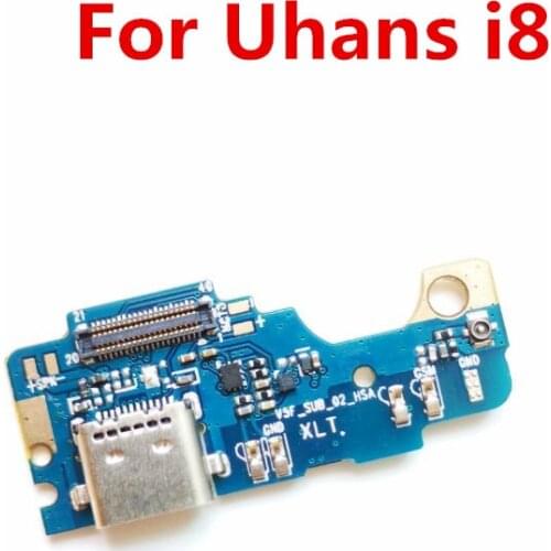 Original Charge Dock Connector USB Board Port For Uhans i8 Mobile Phone Accessories