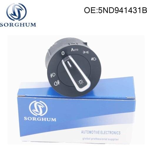 Headlight Switch 5ND941431B For VW Golf MK6 MK5 Jetta