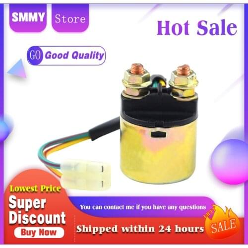 Motorcycle Starter Relay Solenoid Electrical Switch for Honda TRX500 Fourtrax Foreman Rubicon 2001-2011 ATV