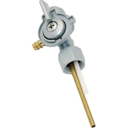 Motorcycle Gas Petcock Fuel Tap Valve Switch Pump For Yamaha JT1 JT1L YG1 YG1K ATV Silver