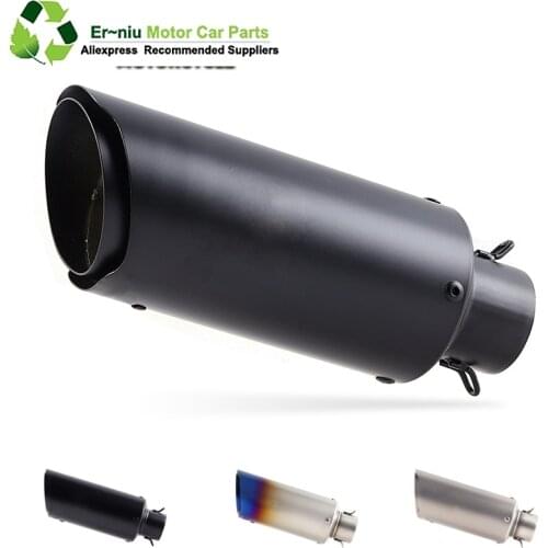 51mm 61mm Universal motorcycle exhaust escape muffler Z800 Z900 ZX10R S1000RR CBR1000 GSXR1000 Z1000 Ninja1000 GPZ900R 1400GTR
