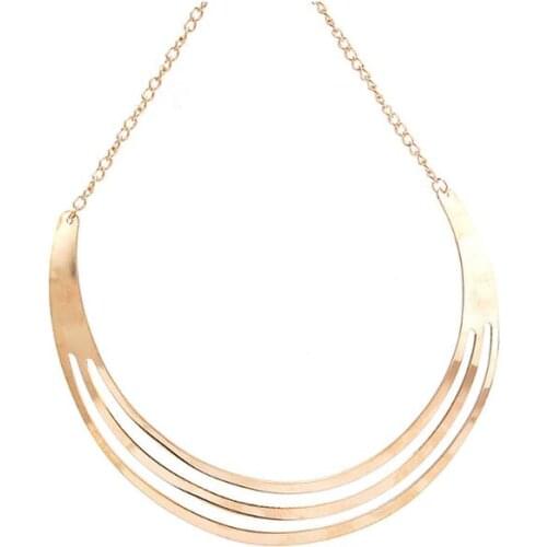 Rock Street Metal Hollow Punk Collar Choker Necklace Women 2021 New Personality Statement Cool Trendy Style Collares