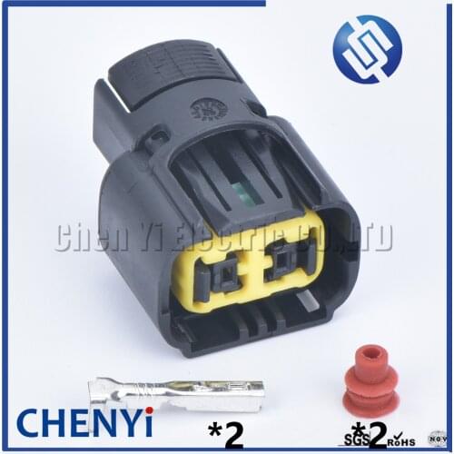 1 set 2 pin car waterproof electrical auto connector female sensor connector plug
