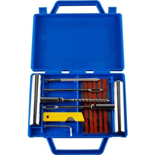 11 Piece Car Tire Repair Tools Kit Heavy Duty Emergency Tyre Repair Kit Best for Car Bike Motorcycle