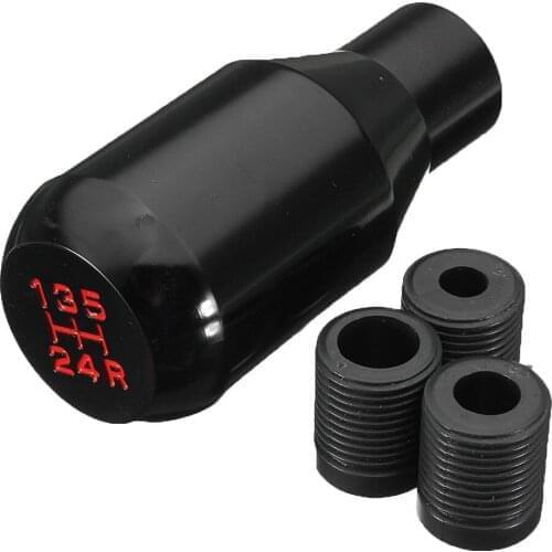 5-Speed Aluminum Alloy Shift Head Knob Auto Car Gear Head Manual Transmission Handle Stick Lever Car Accessories Auto