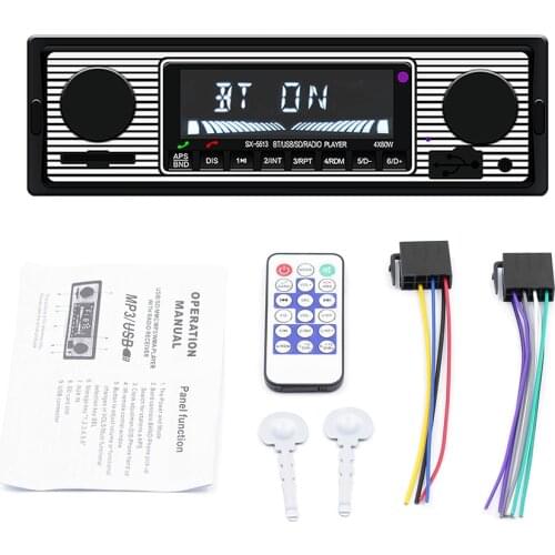 Car Radio Stereo Player Digital Auto MP3 Player Voice broadcast Phone Calling USB Charger Steering Wheel Control BT